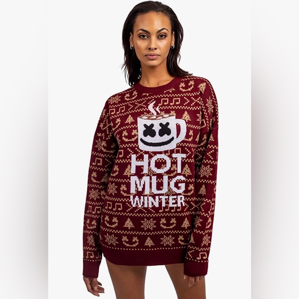 NWT Marshmello unisex winter sweater